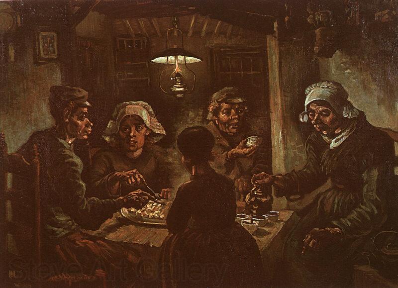 Vincent Van Gogh The Potato Eaters Spain oil painting art
